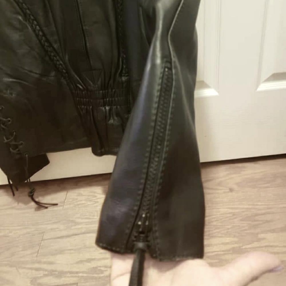 Leather Riding Jacket - Picture 8 of 8